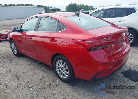 2021 Hyundai Accent Sel из США, поврежденный, VIN 3KPC24A60ME139172